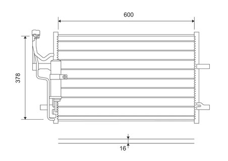 Radiator climatizare Valeo 814265