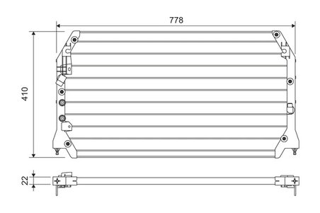 Radiator climatizare Valeo 814283