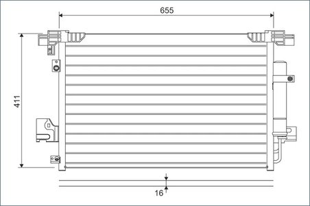 Radiator climatizare Valeo 814315