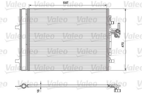 Radiator climatizare Valeo 814318