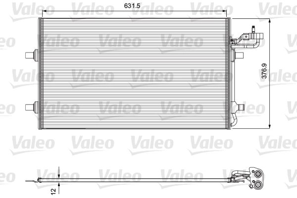 RADIATOR CLIMATIZARE VALEO 814323 - Compatibil cu VOLVO