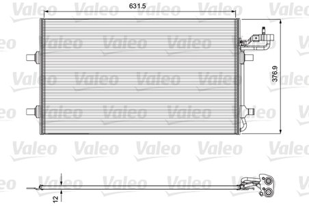 RADIATOR CLIMATIZARE VALEO 814323 - Compatibil cu VOLVO