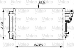 Radiator climatizare Valeo 814351