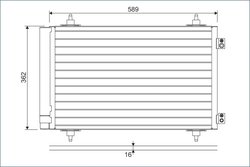 Radiator climatizare Valeo 814366