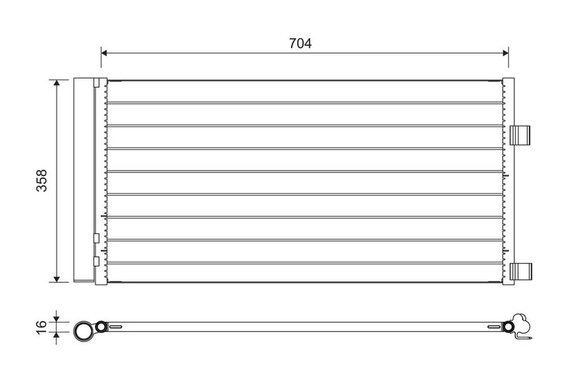 Radiator climatizare Valeo 814378
