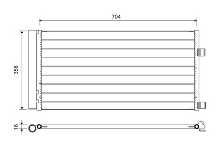 Radiator climatizare Valeo 814378