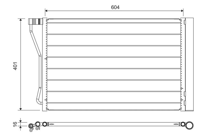 RADIATOR CLIMATIZARE VALEO 814388 - Compatibil cu BMW