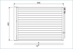 Radiator climatizare Valeo 814410