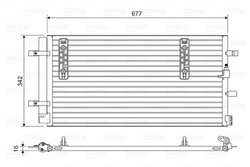 Radiator climatizare Valeo 814419