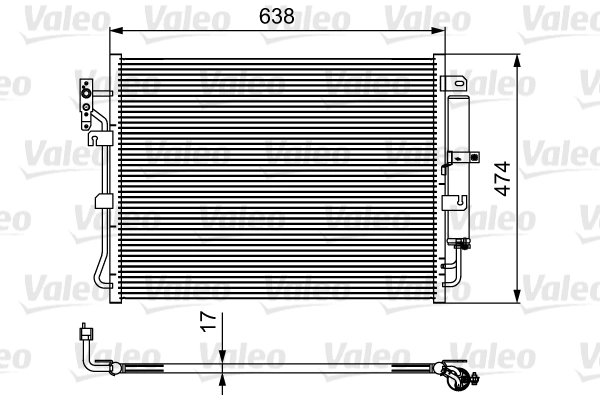 Radiator climatizare Valeo 814424