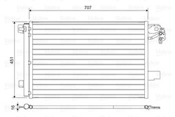 Radiator climatizare Valeo 814461