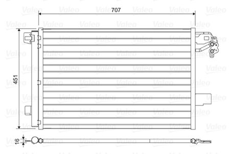 Radiator climatizare Valeo 814461