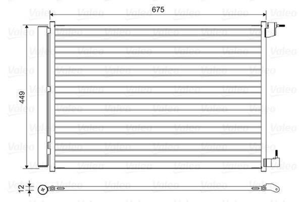 Radiator climatizare Valeo 814468