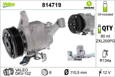 COMPRESOR CLIMATIZARE VALEO 814719 - Compatibil cu SUBARU