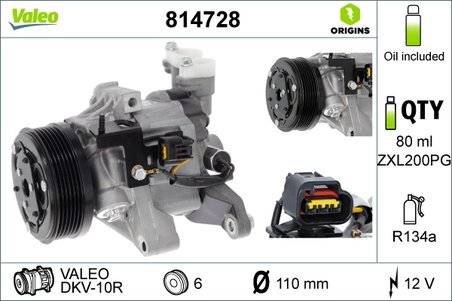 Compresor climatizare Valeo 814728