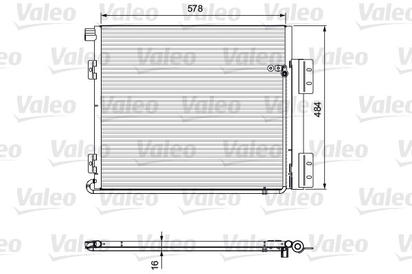 RADIATOR CLIMATIZARE VALEO 815060 - Compatibil cu MAN