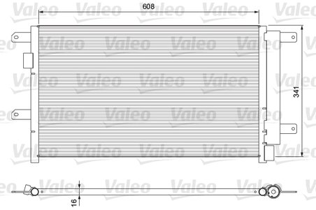 RADIATOR CLIMATIZARE VALEO 815089 - Compatibil cu IVECO