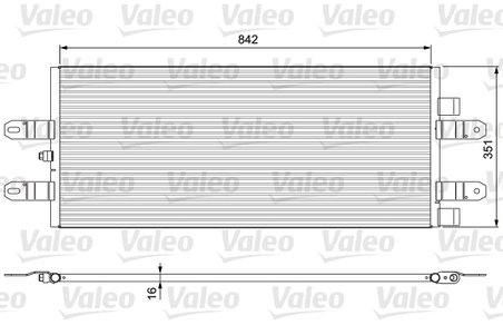 Radiator climatizare Valeo 815093