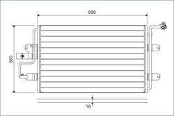 Radiator climatizare Valeo 817244