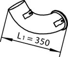 RACORD EVACUARE DINEX 81730 - Compatibil cu RENAULT TRUCKS, VOLVO