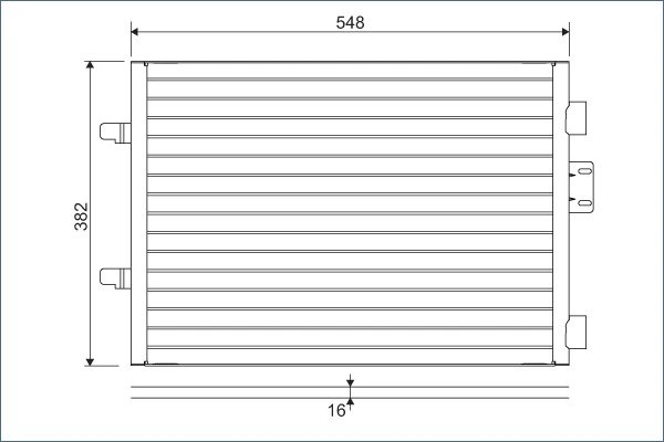 Radiator climatizare Valeo 817602