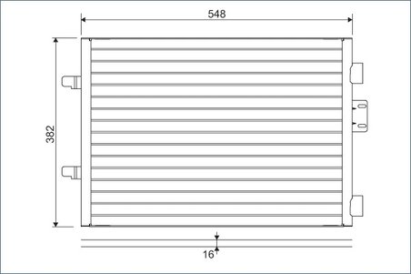 Radiator climatizare Valeo 817602
