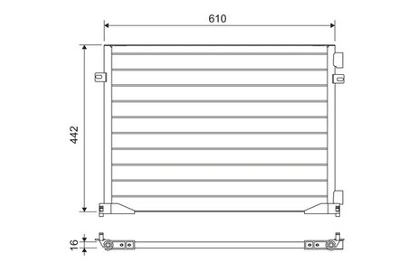 Radiator climatizare Valeo 817644