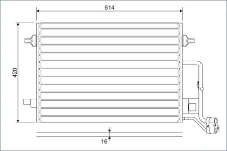 Radiator climatizare Valeo 817679