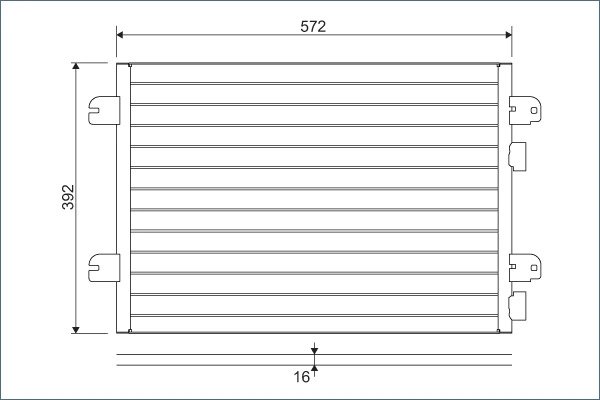 Radiator climatizare Valeo 817701
