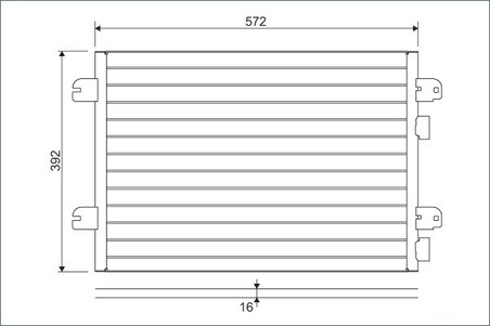 Radiator climatizare Valeo 817701