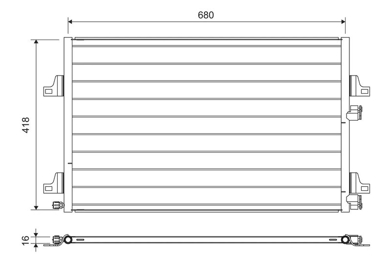 Radiator climatizare Valeo 817731