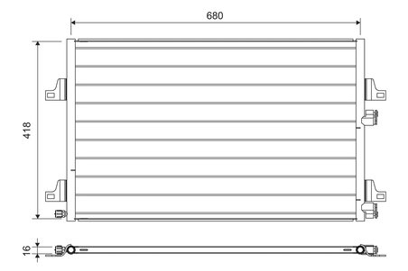 Radiator climatizare Valeo 817731