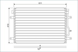 RADIATOR CLIMATIZARE VALEO 817741 - Compatibil cu AUDI, AUDI (FAW)