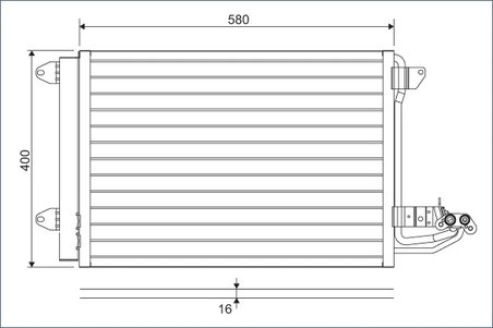 Radiator climatizare Valeo 817777