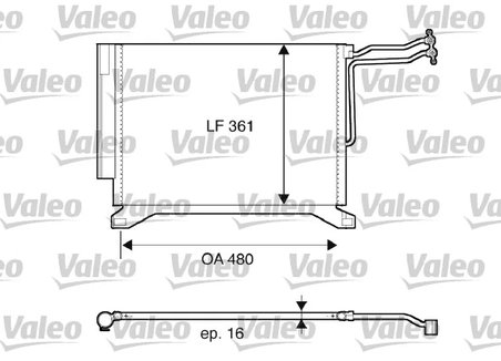 RADIATOR CLIMATIZARE VALEO 817837 - Compatibil cu MINI