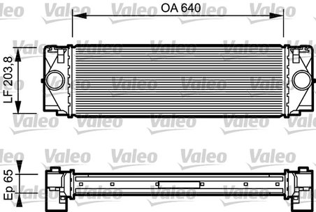 INTERCOOLER VALEO 817994 - Compatibil cu MERCEDES-BENZ