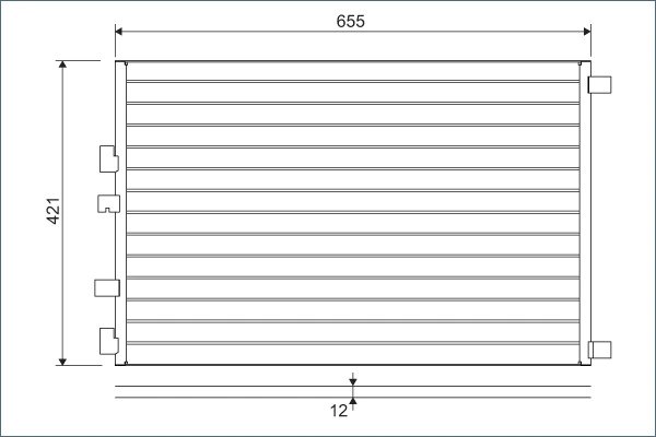 Radiator climatizare Valeo 818002