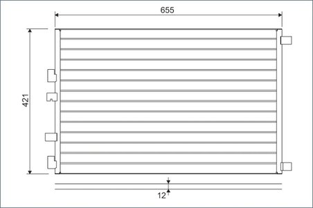 Radiator climatizare Valeo 818002
