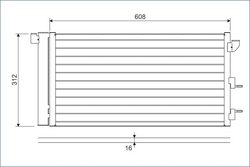 RADIATOR CLIMATIZARE VALEO 818005 - Compatibil cu FIAT