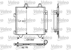 Radiator climatizare Valeo 818014