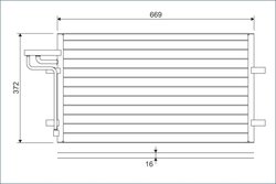 RADIATOR CLIMATIZARE VALEO 818046 - Compatibil cu FORD, FORD AUSTRALIA