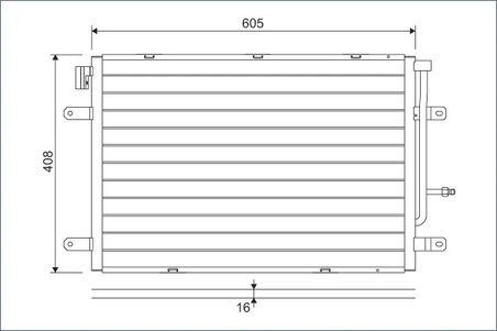 Radiator climatizare Valeo 818190