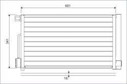 RADIATOR CLIMATIZARE VALEO 818193 - Compatibil cu ALFA ROMEO, CITROEN, FIAT, FORD, OPEL, PEUGEOT, VAUXHALL
