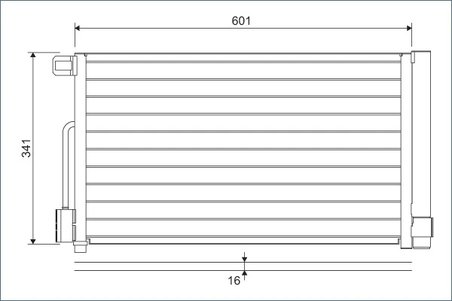 Radiator climatizare Valeo 818193