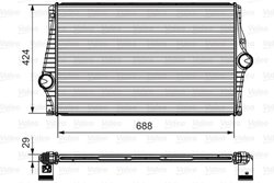 INTERCOOLER VALEO 818280 - Compatibil cu VOLVO