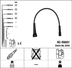 FISE BUJII NGK 8183 - Compatibil cu RENAULT
