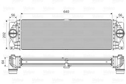 INTERCOOLER VALEO 818341 - Compatibil cu MERCEDES-BENZ, VW