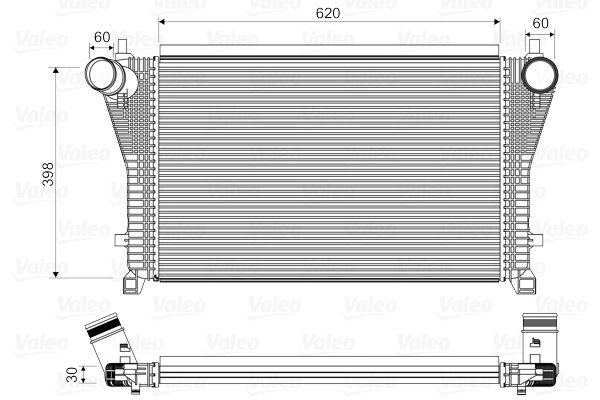 INTERCOOLER VALEO 818347 - Compatibil cu AUDI, CUPRA, SEAT, SKODA, VW