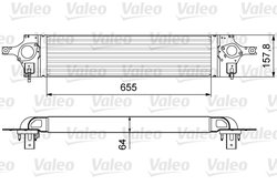 INTERCOOLER VALEO 818358 - Compatibil cu NISSAN, RENAULT