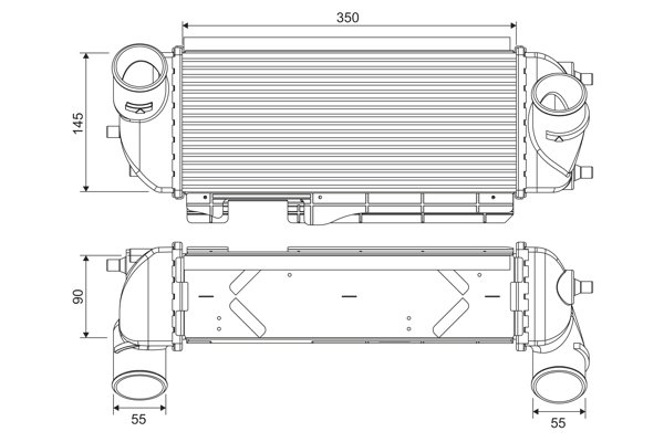 Intercooler Valeo 818368